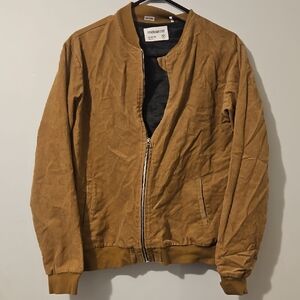 SOVERIGN CODE Brown Corduroy Bomber Jacket